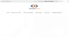 Desktop Screenshot of icessoriesoptical.com